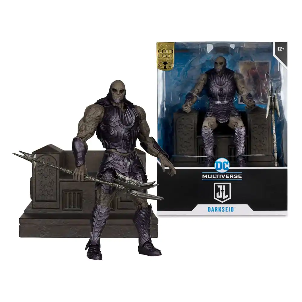 Zack Snyder's Justice League DC Multiverse Mega Action Figure Darkseid with Throne (Gold Label) 24 cm termékfotó