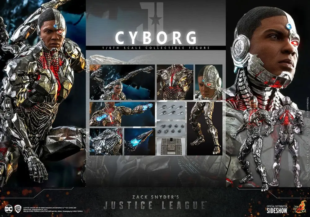 Zack Snyder`s Justice League Action Figure 1/6 Cyborg 32 cm product photo