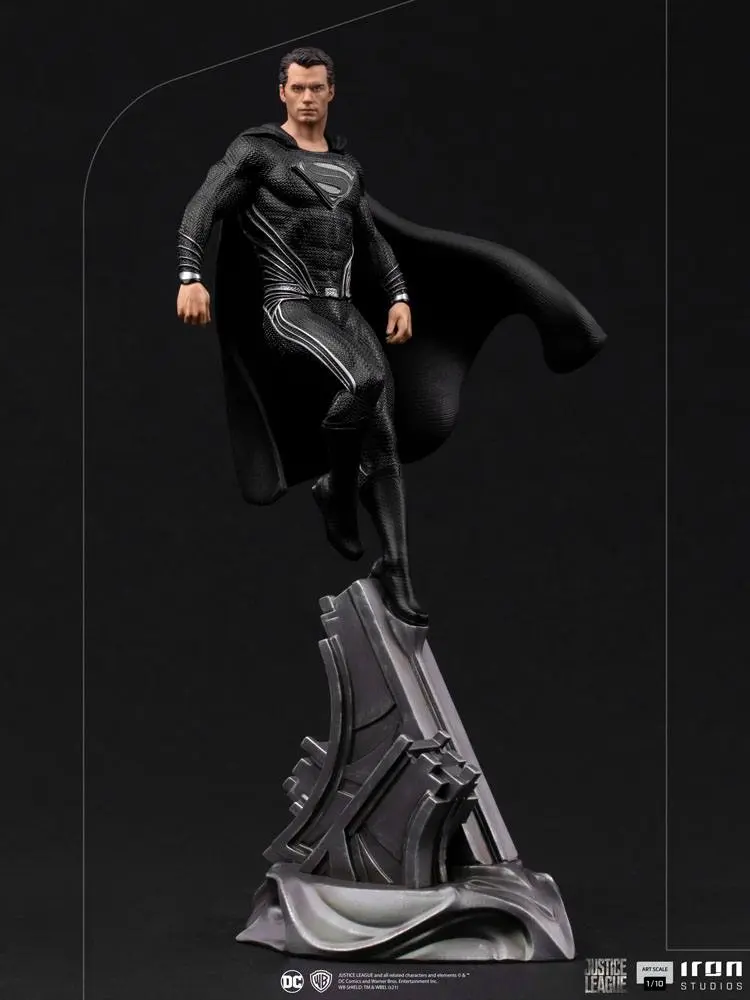 Zack Snyder's Justice League Art Scale Statue 1/10 Superman Black Suit 30 cm product photo