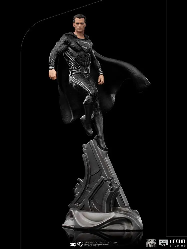 Zack Snyder's Justice League Art Scale Statue 1/10 Superman Black Suit 30 cm product photo