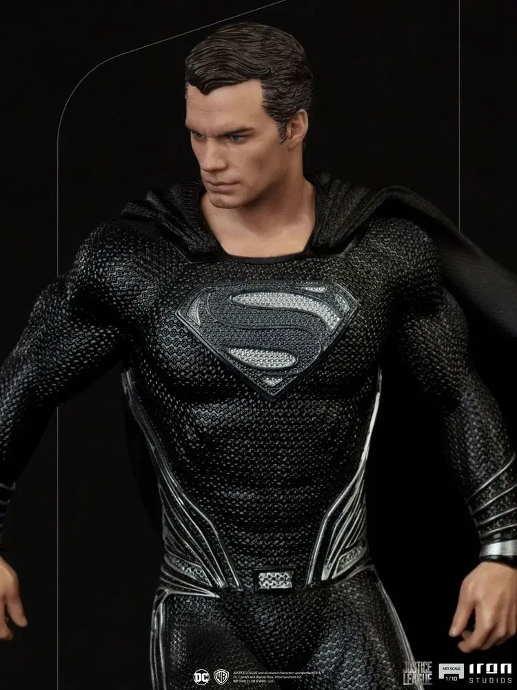 Zack Snyder's Justice League Art Scale Statue 1/10 Superman Black Suit 30 cm product photo