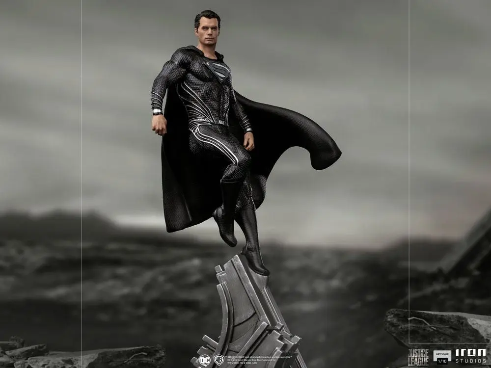 Zack Snyder's Justice League Art Scale Statue 1/10 Superman Black Suit 30 cm product photo