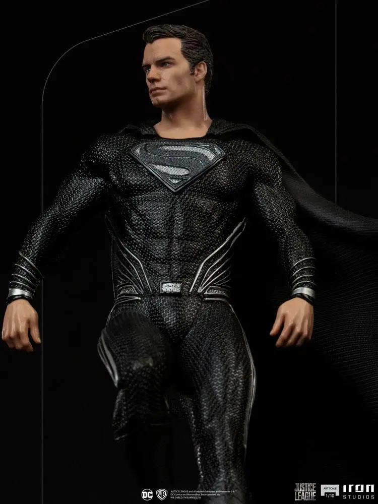 Zack Snyder's Justice League Art Scale Statue 1/10 Superman Black Suit 30 cm product photo