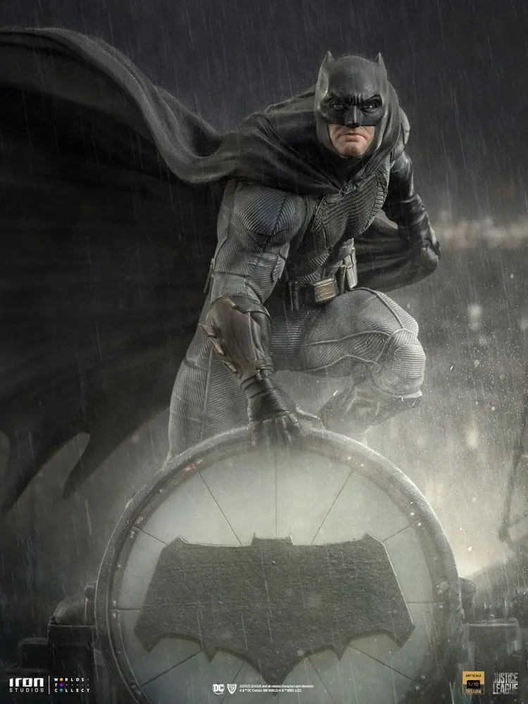Zack Snyder's Justice League Deluxe Art Scale Statue 1/10 Batman on Batsignal 28 cm product photo