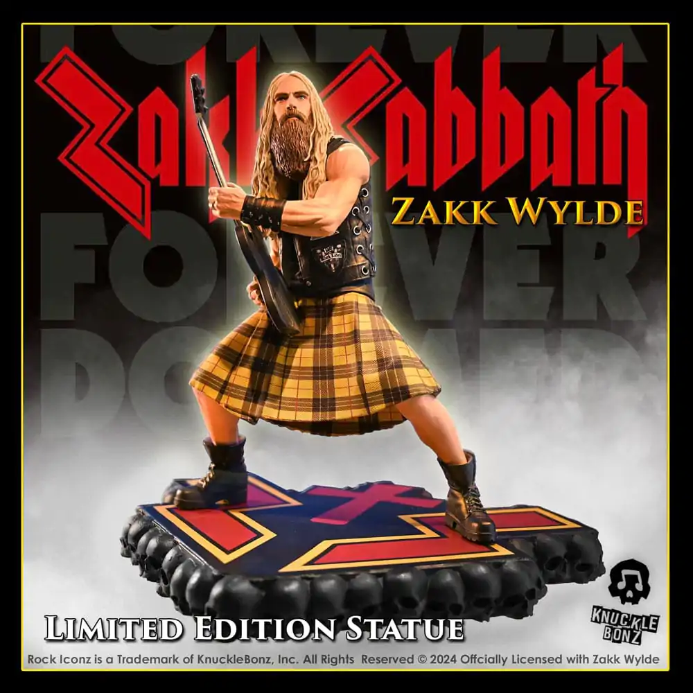 Zakk Sabbath Rock Iconz Statue Zakk Wylde II 22 cm termékfotó