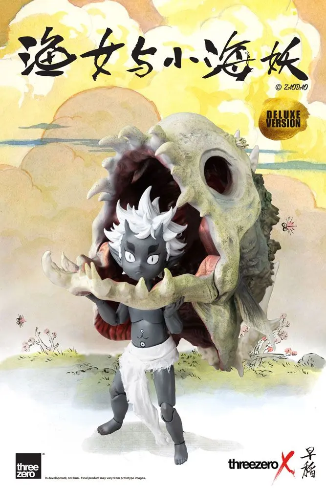 Zao Dao Statues 1/6 Fishergirl and Little Sea Elf Deluxe Edition 15 cm product photo