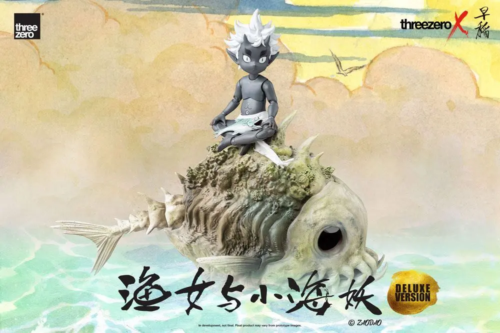 Zao Dao Statues 1/6 Fishergirl and Little Sea Elf Deluxe Edition 15 cm product photo
