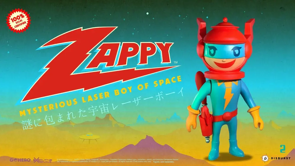 Zappy Action Figure Mysterious Laser Boy of Space 22 cm product photo