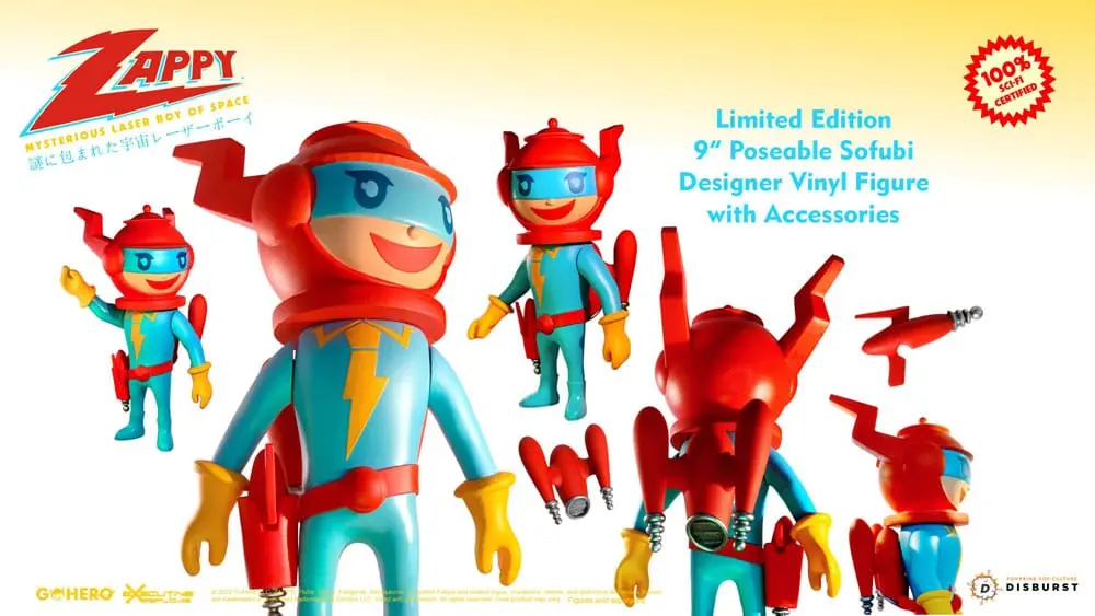 Zappy Action Figure Mysterious Laser Boy of Space 22 cm product photo
