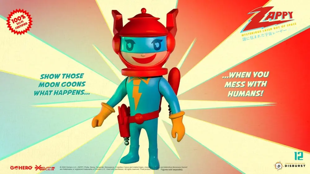 Zappy Action Figure Mysterious Laser Boy of Space 22 cm product photo