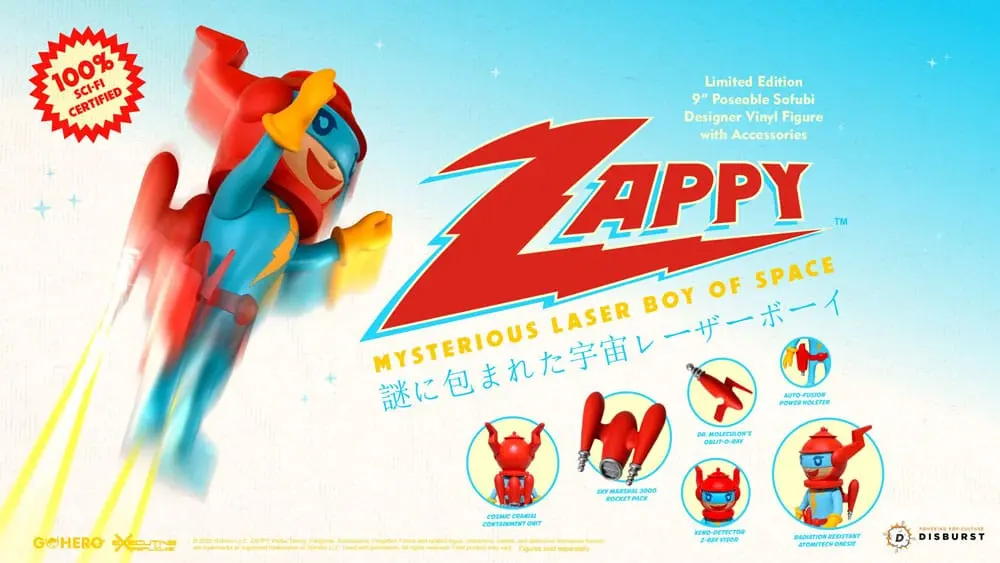 Zappy Action Figure Mysterious Laser Boy of Space 22 cm product photo