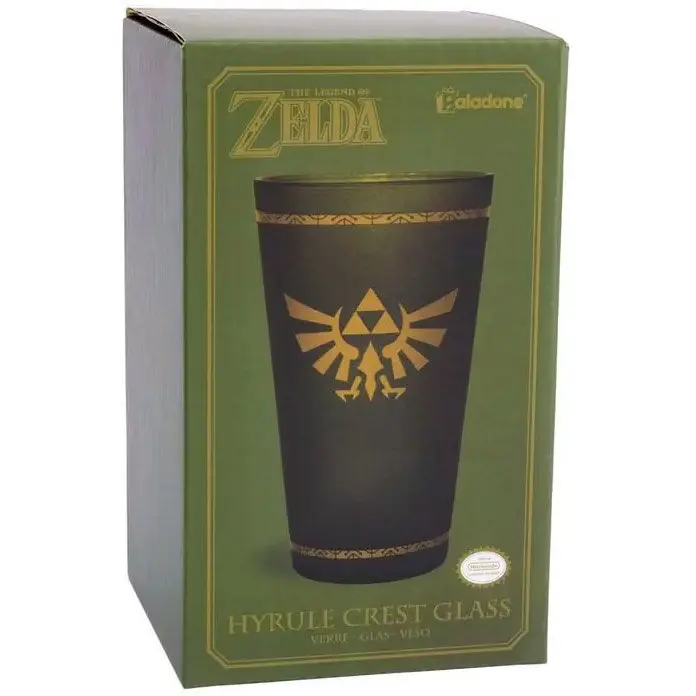 Legend of Zelda Glass Hyrule Crest product photo
