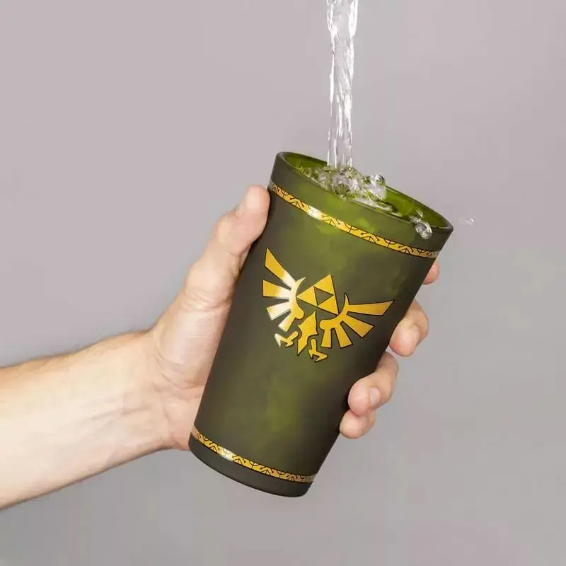 Legend of Zelda Glass Hyrule Crest product photo