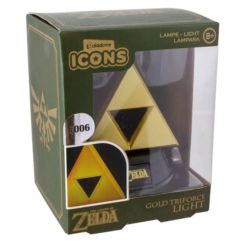 The Legend of Zelda 3D Icon Light Gold Triforce 10 cm product photo