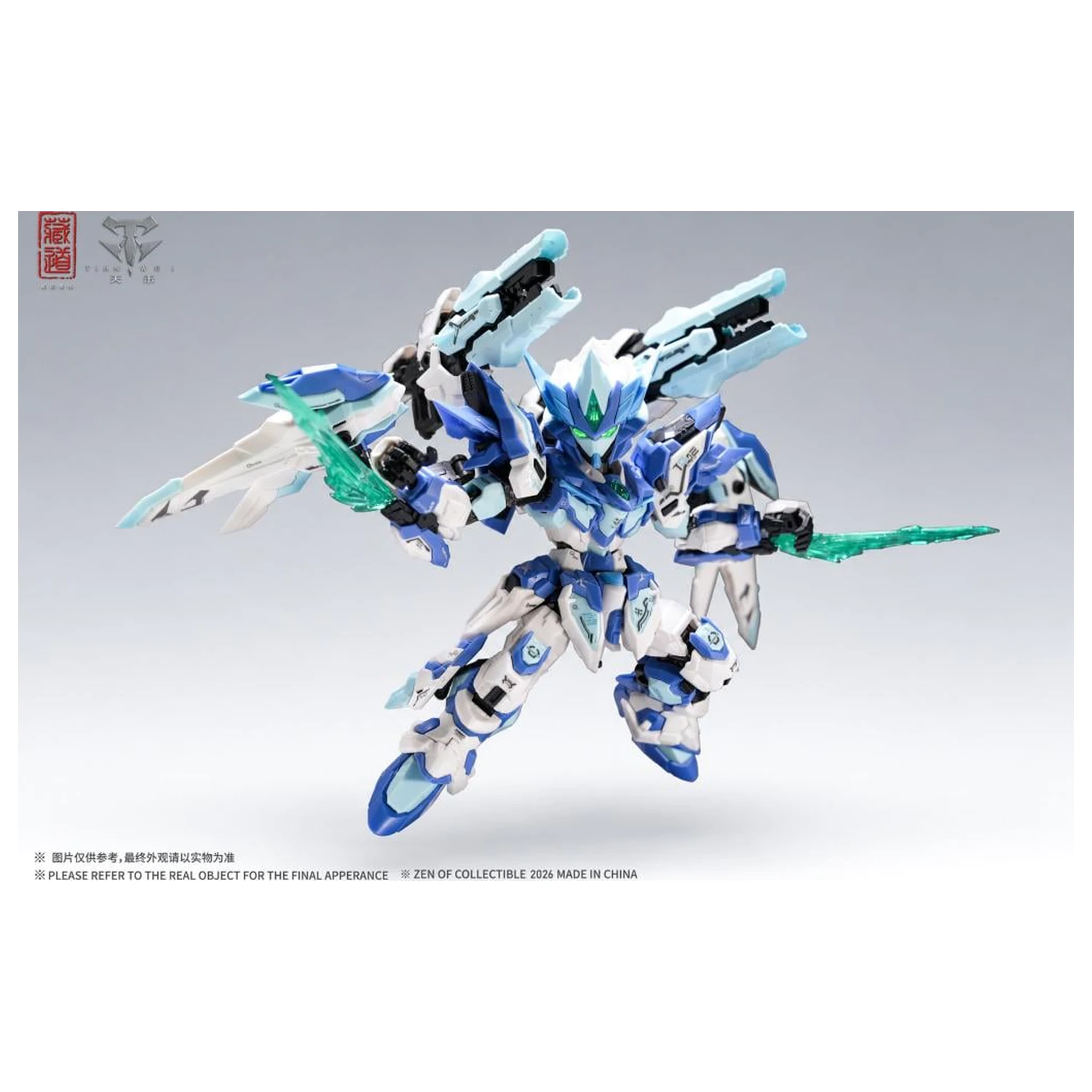 ZEN OF Collectible CD-TGM-01C TGM Tian Fa Blue LE Model Kit 14cm product photo