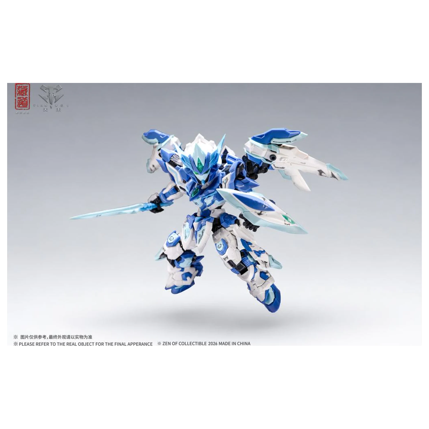 ZEN OF Collectible CD-TGM-01C TGM Tian Fa Blue LE Model Kit 14cm product photo