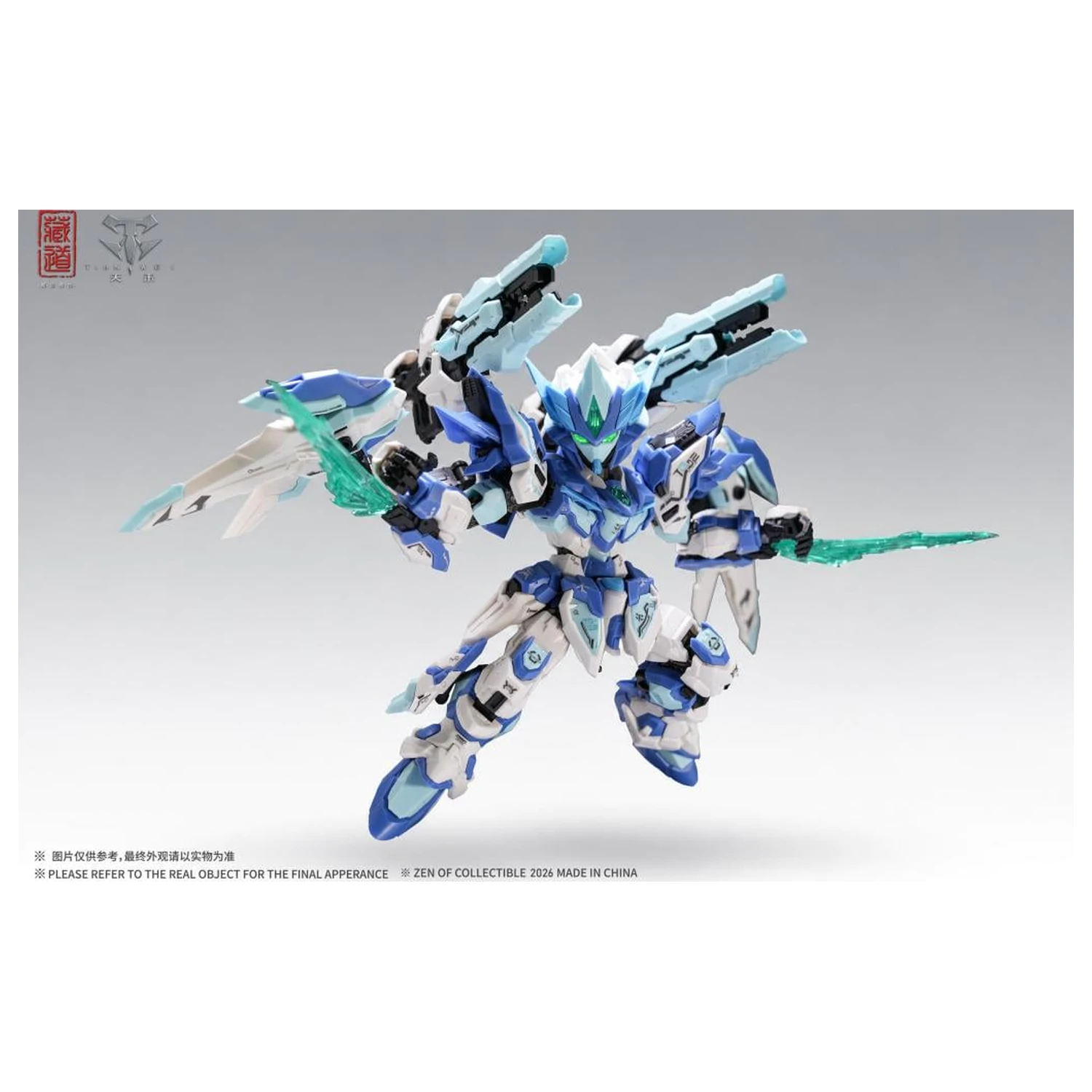 ZEN OF Collectible CD-TGM-01C TGM Tian Fa Blue LE Model Kit 14cm product photo