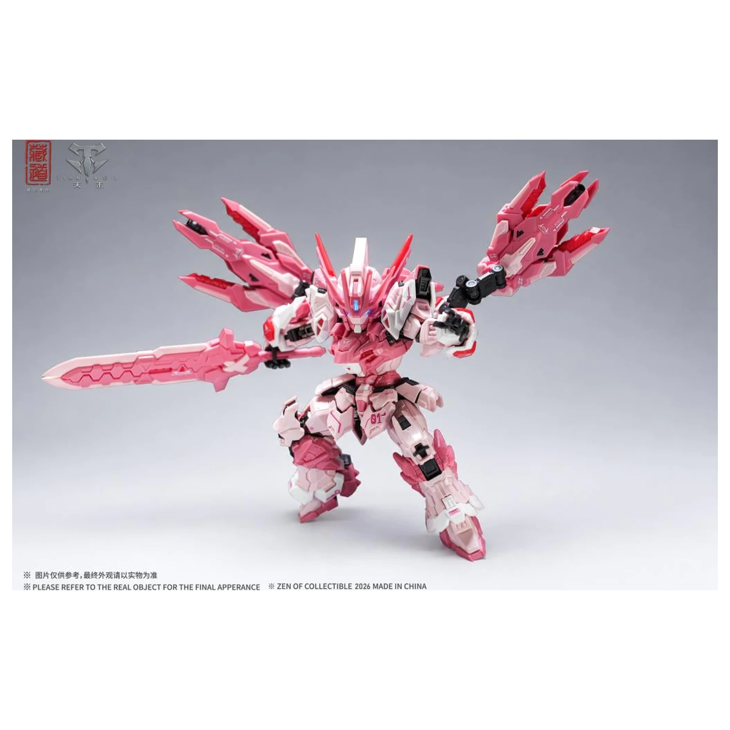 Zen of Collectible CD-TGM-01C TGM Tian Wei Pink LE Model Kit 14cm product photo