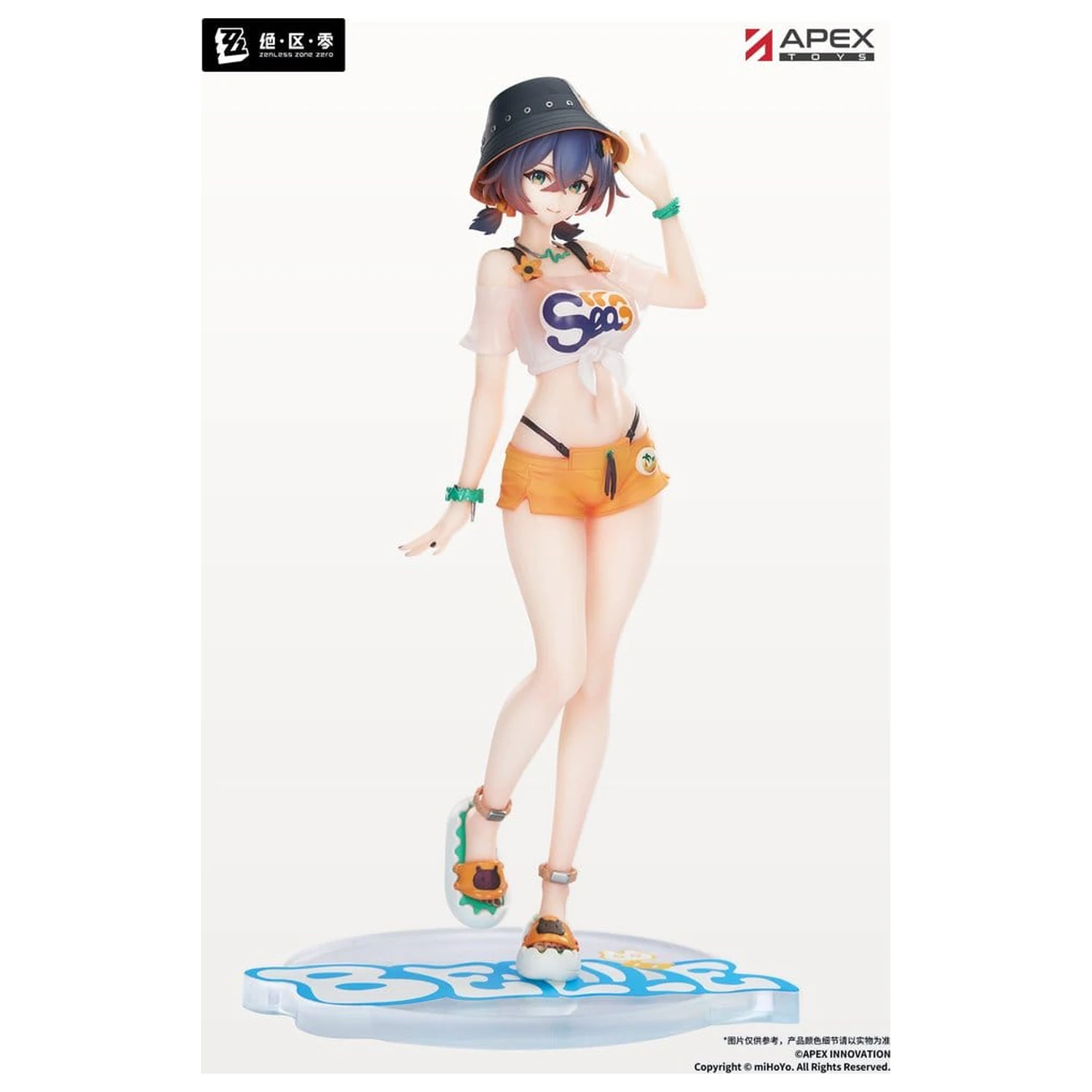 Zenless Zone Zero Limpie Series PVC Figure 1/8 Belle Summer Skies Ver. 22 cm product photo