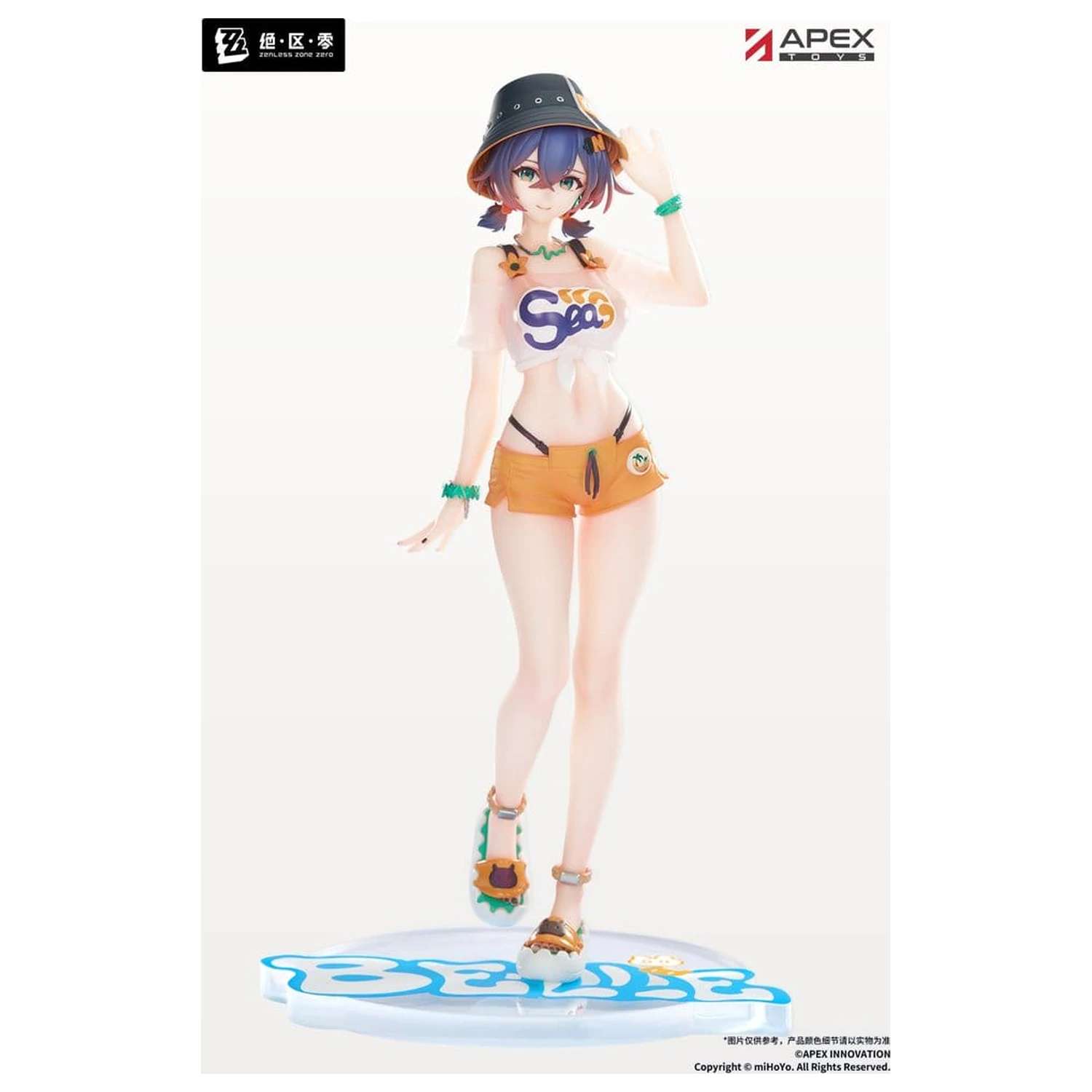 Zenless Zone Zero Limpie Series PVC Figure 1/8 Belle Summer Skies Ver. 22 cm product photo