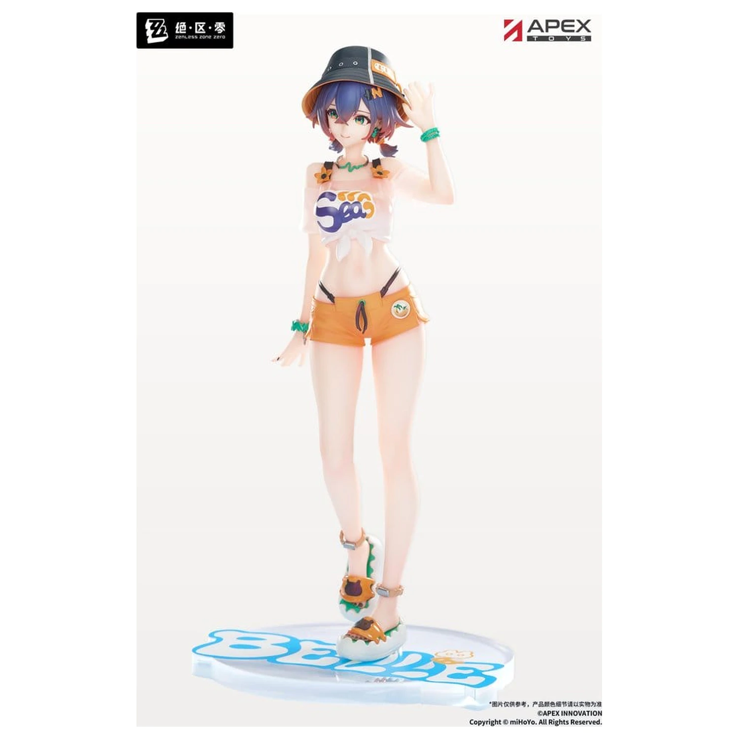 Zenless Zone Zero Limpie Series PVC Figure 1/8 Belle Summer Skies Ver. 22 cm product photo
