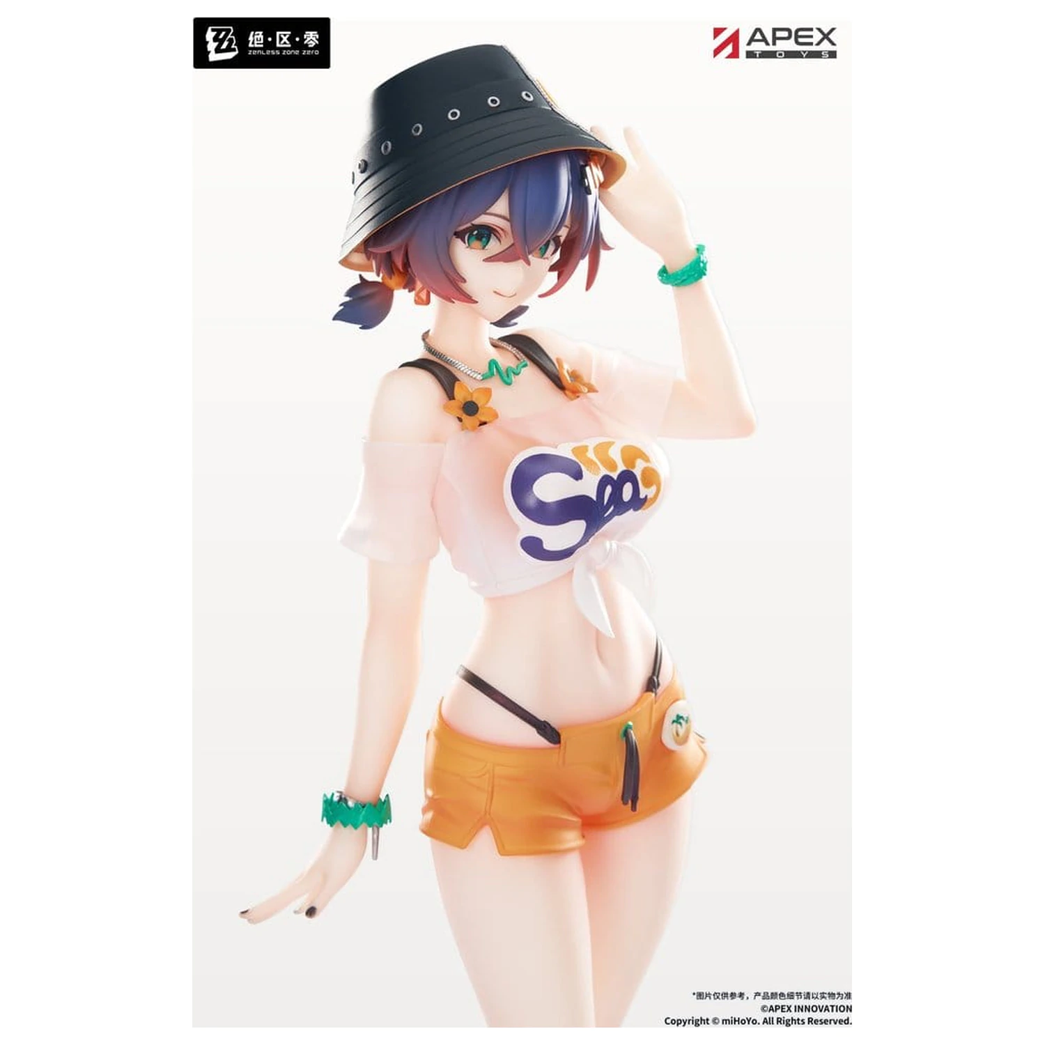 Zenless Zone Zero Limpie Series PVC Figure 1/8 Belle Summer Skies Ver. 22 cm product photo