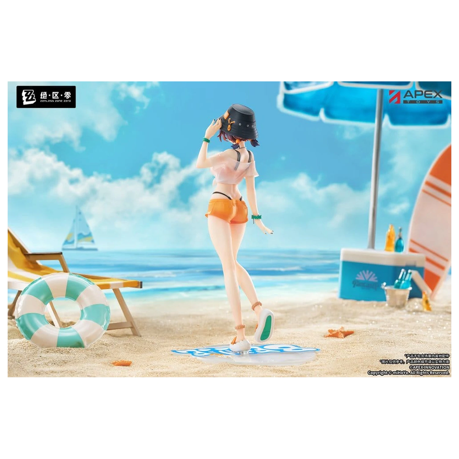 Zenless Zone Zero Limpie Series PVC Figure 1/8 Belle Summer Skies Ver. 22 cm product photo