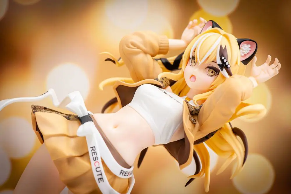 Zetsumetsukigudan PVC Statue 1/7 Rescue No. 15 Shi Hu - Leopard Cat 23 cm product photo