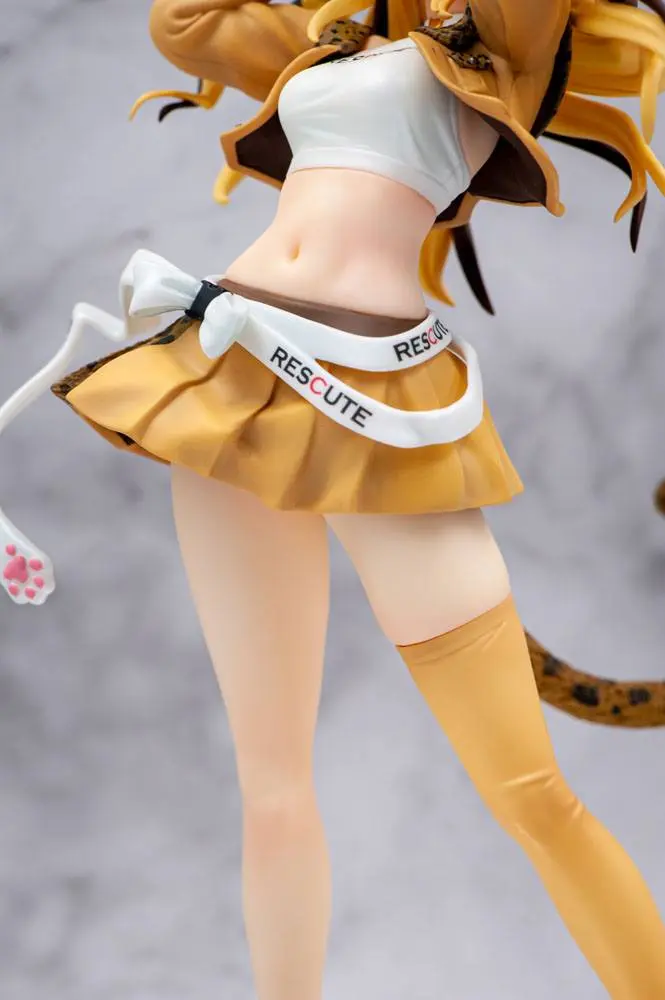 Zetsumetsukigudan PVC Statue 1/7 Rescue No. 15 Shi Hu - Leopard Cat 23 cm product photo