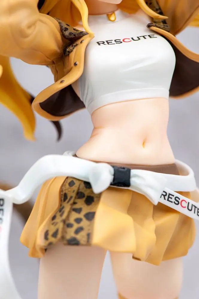 Zetsumetsukigudan PVC Statue 1/7 Rescue No. 15 Shi Hu - Leopard Cat 23 cm product photo