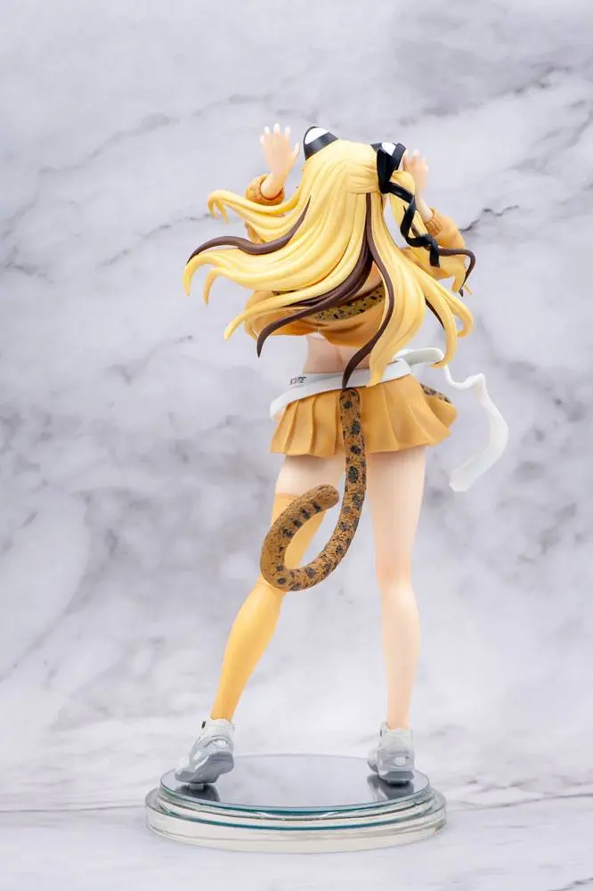 Zetsumetsukigudan PVC Statue 1/7 Rescue No. 15 Shi Hu - Leopard Cat 23 cm product photo