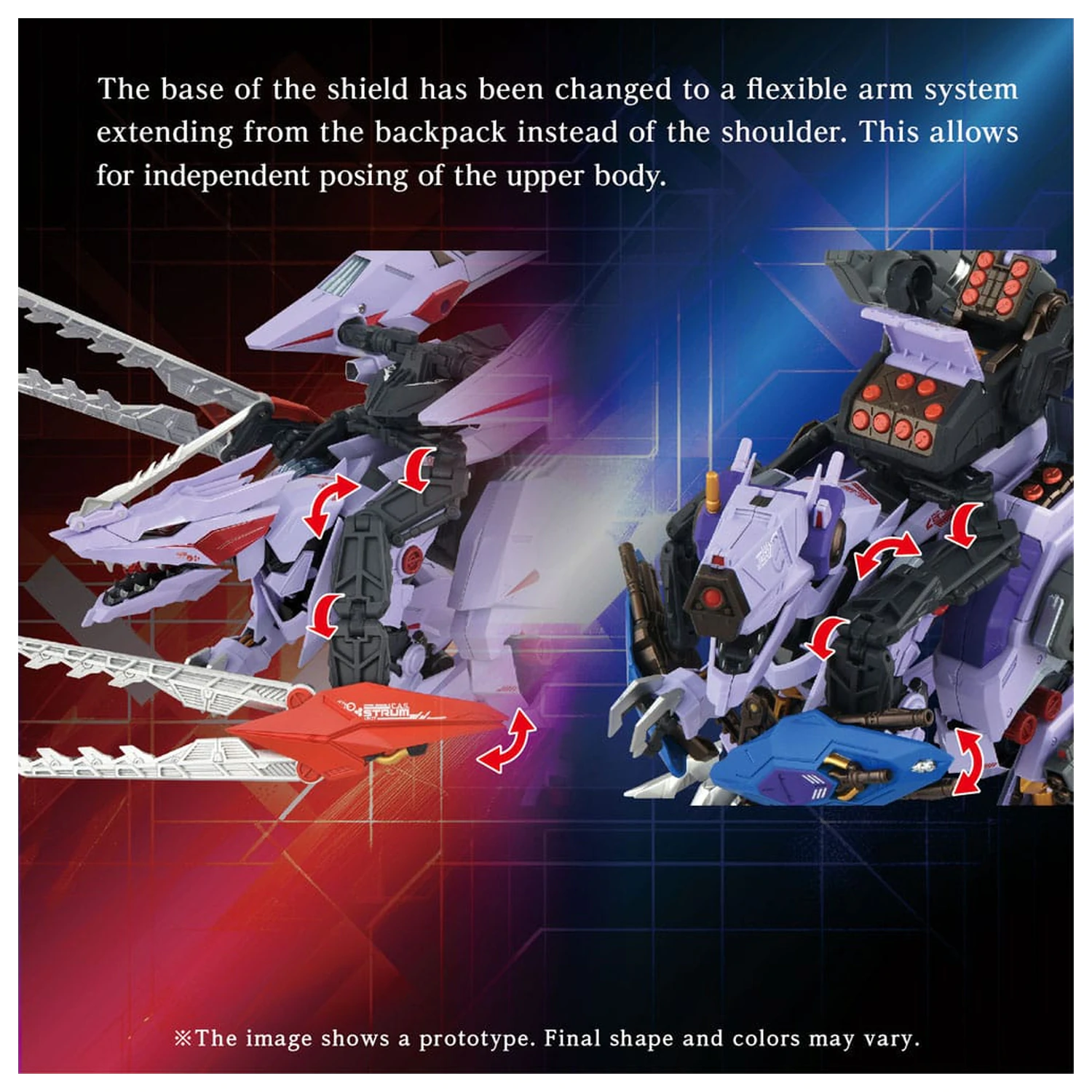 Zoids Model Kit Accesoory Set AM-Z01CP Berserk Fury Sturm & Jagd Unit product photo