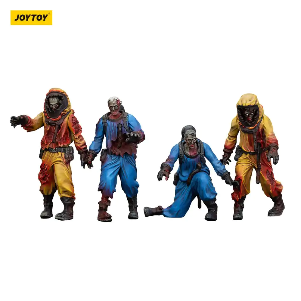 Zombie Dark Source Action Figures 4-Pack Biochemical Lab Team 8 cm product photo