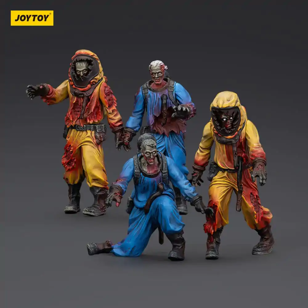 Zombie Dark Source Action Figures 4-Pack Biochemical Lab Team 8 cm product photo