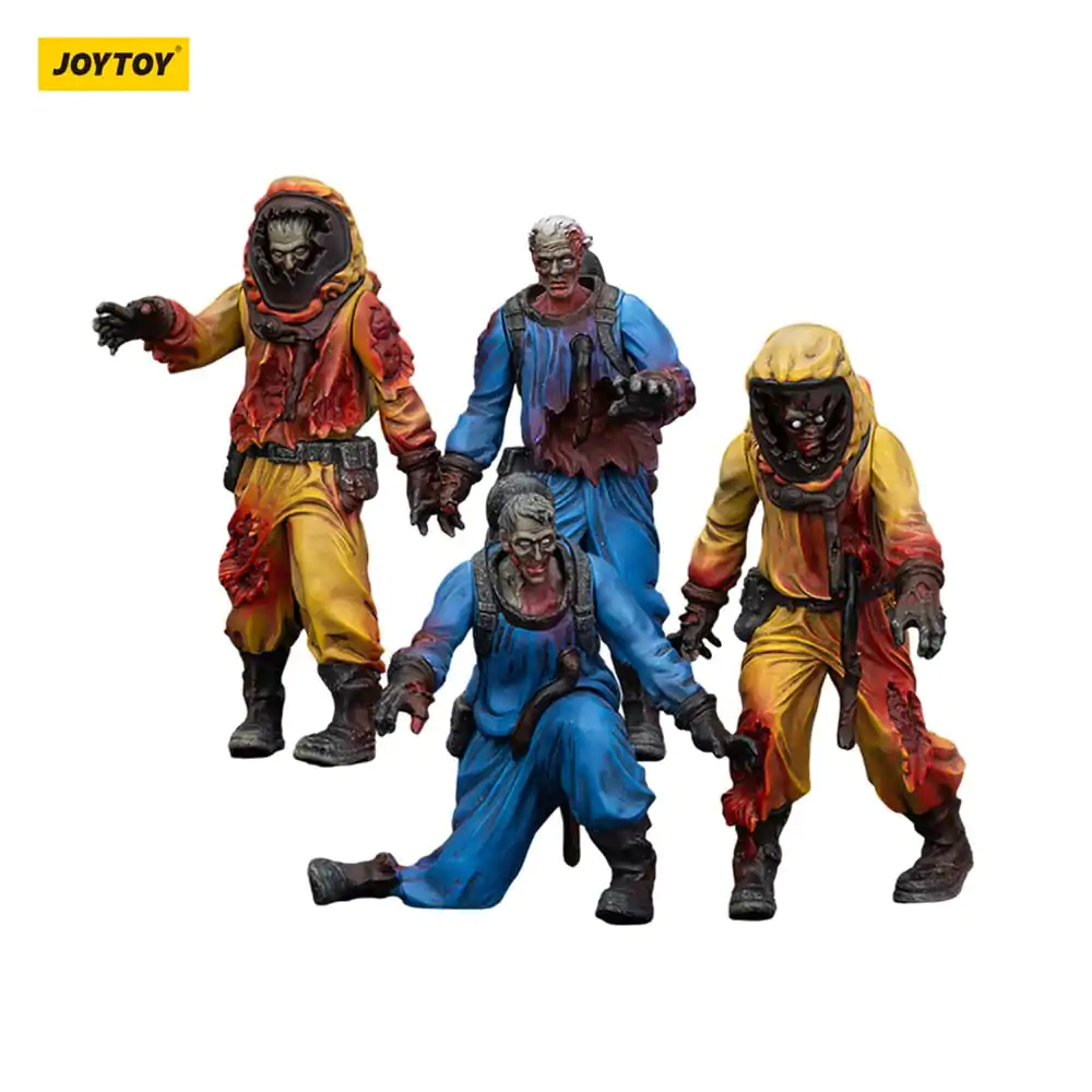 Zombie Dark Source Action Figures 4-Pack Biochemical Lab Team 8 cm product photo