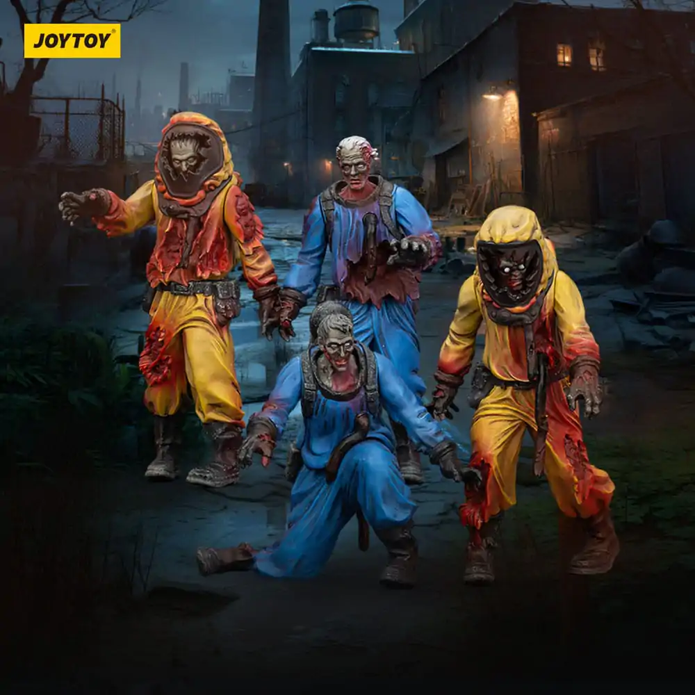 Zombie Dark Source Action Figures 4-Pack Biochemical Lab Team 8 cm product photo
