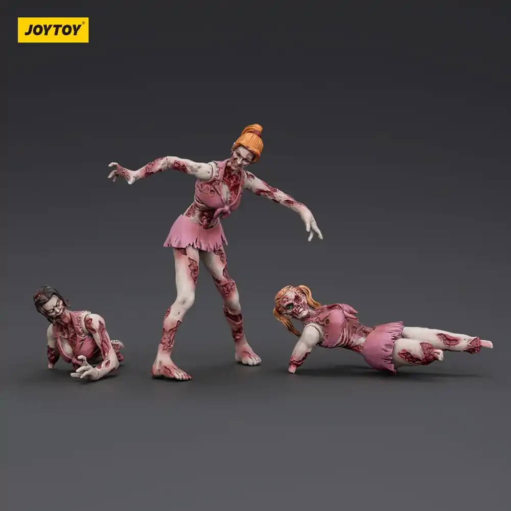 Zombie Dark Source Action Figures 3-Pack Cheer Leaders 8 cm product photo