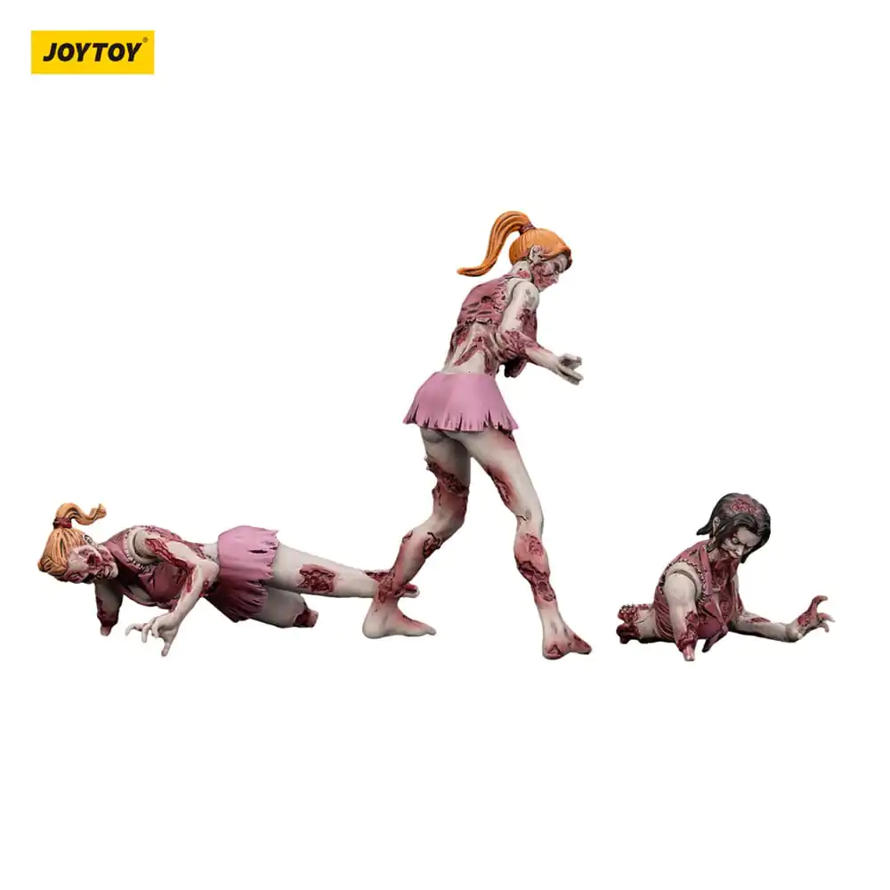 Zombie Dark Source Action Figures 3-Pack Cheer Leaders 8 cm product photo