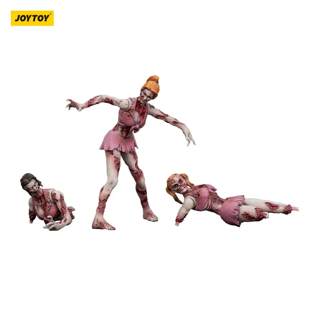 Zombie Dark Source Action Figures 3-Pack Cheer Leaders 8 cm product photo