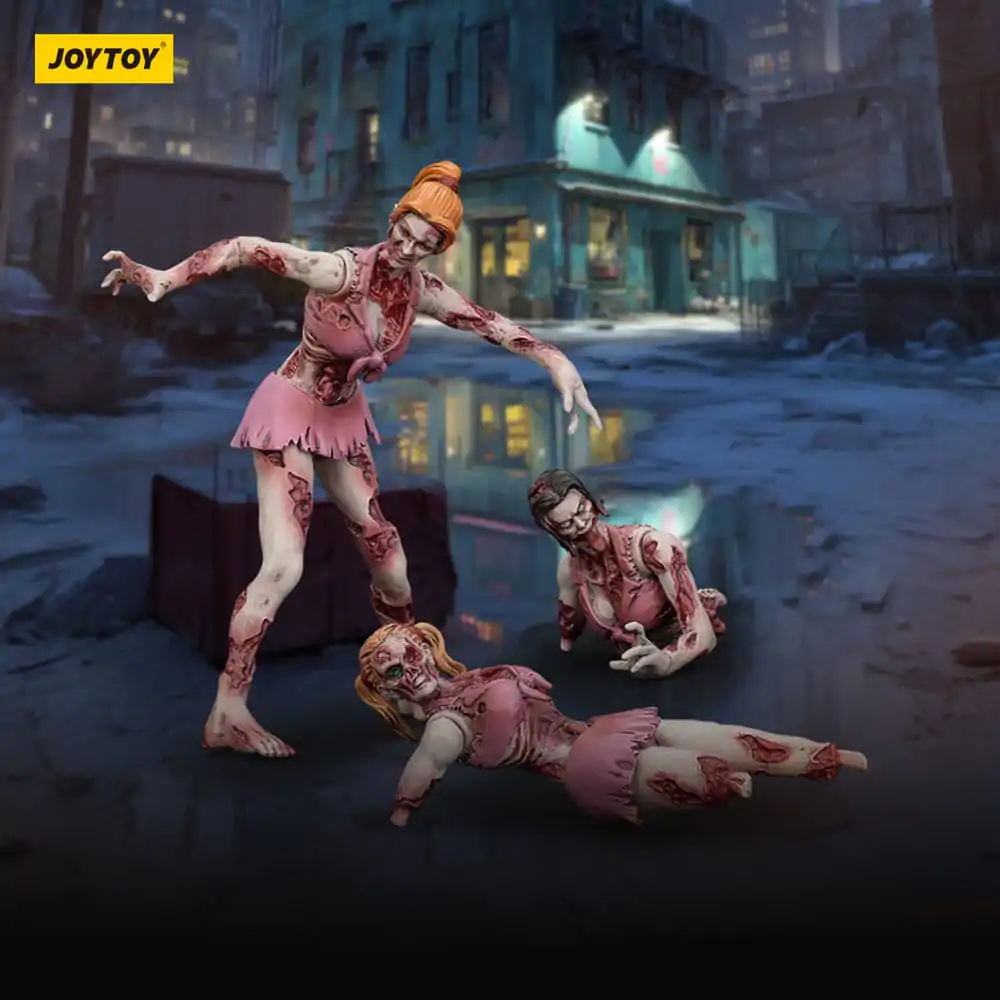 Zombie Dark Source Action Figures 3-Pack Cheer Leaders 8 cm product photo