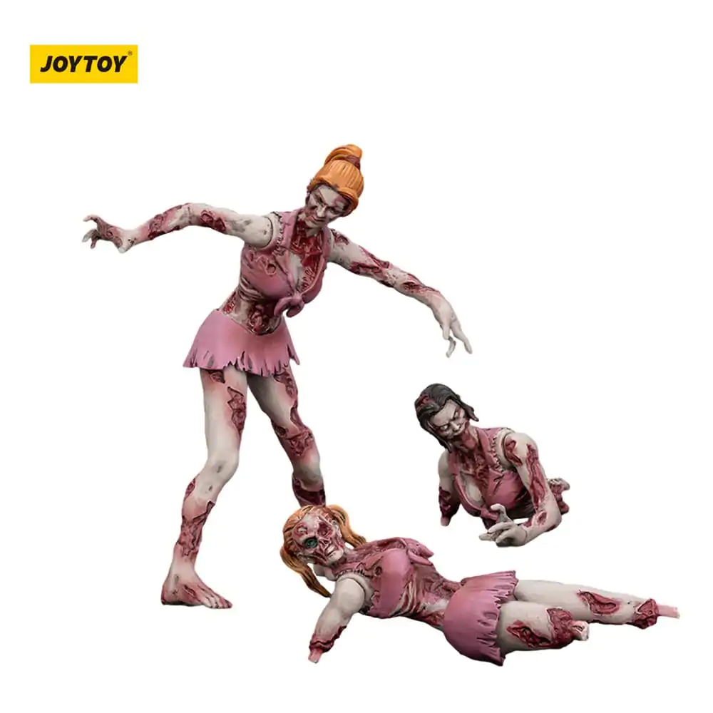 Zombie Dark Source Action Figures 3-Pack Cheer Leaders 8 cm product photo