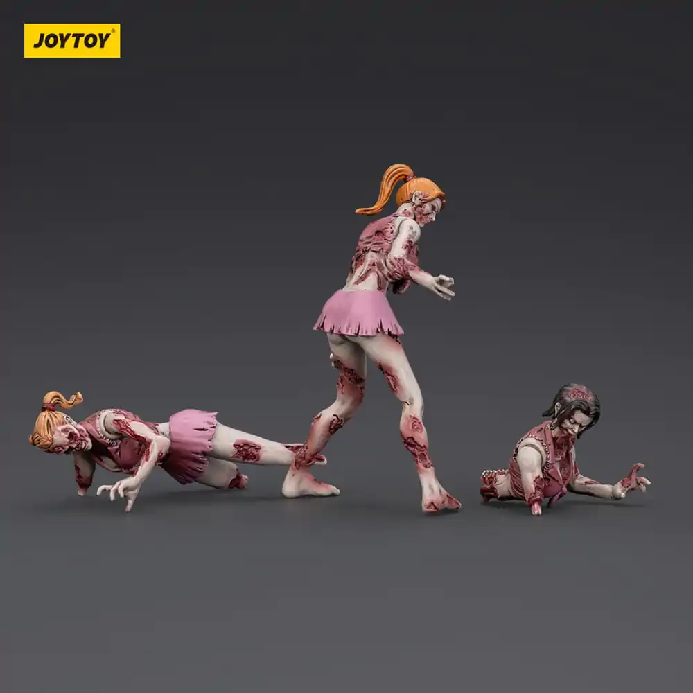 Zombie Dark Source Action Figures 3-Pack Cheer Leaders 8 cm product photo