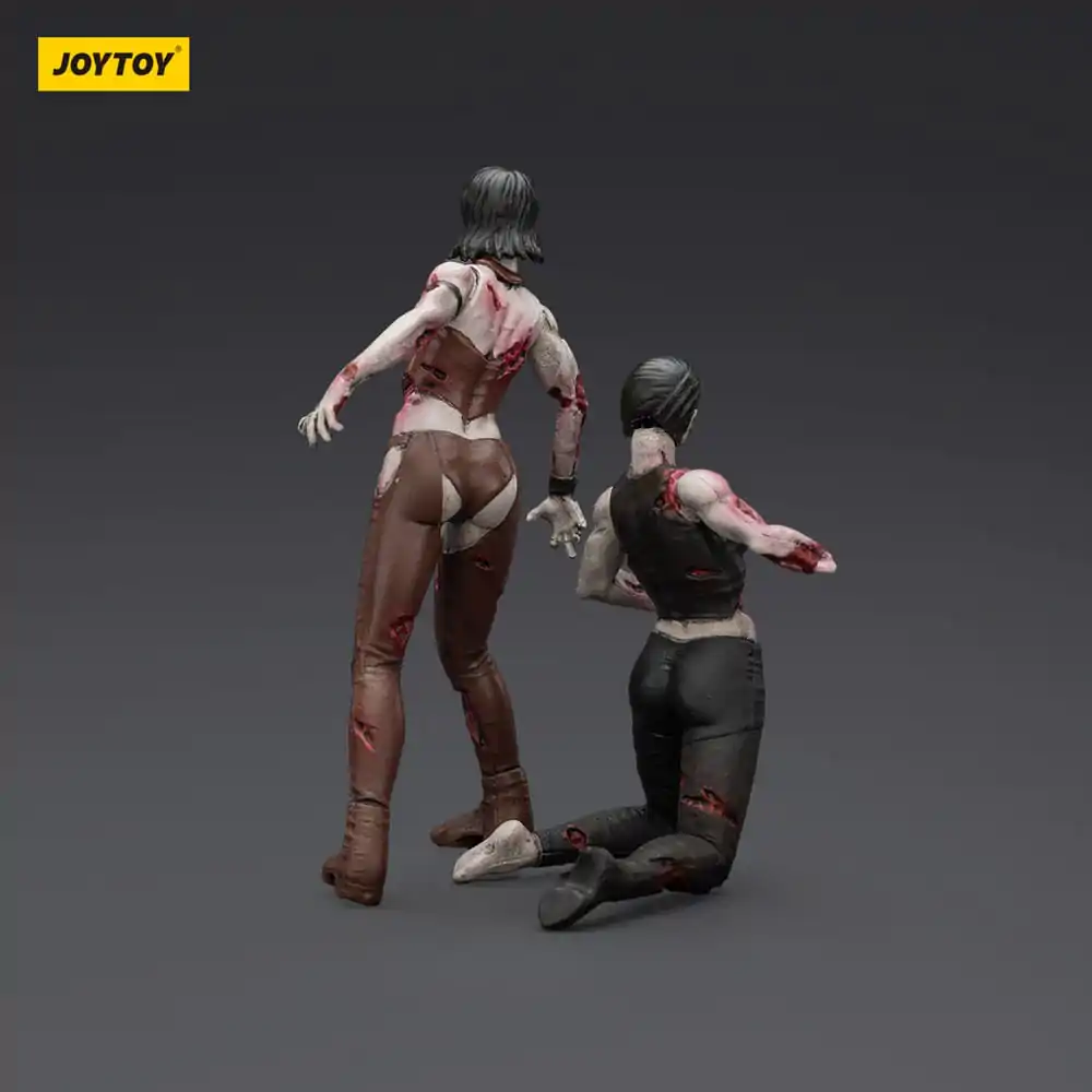 Zombie Dark Source Action Figures 2-Pack Female wrestlers 8 cm product photo