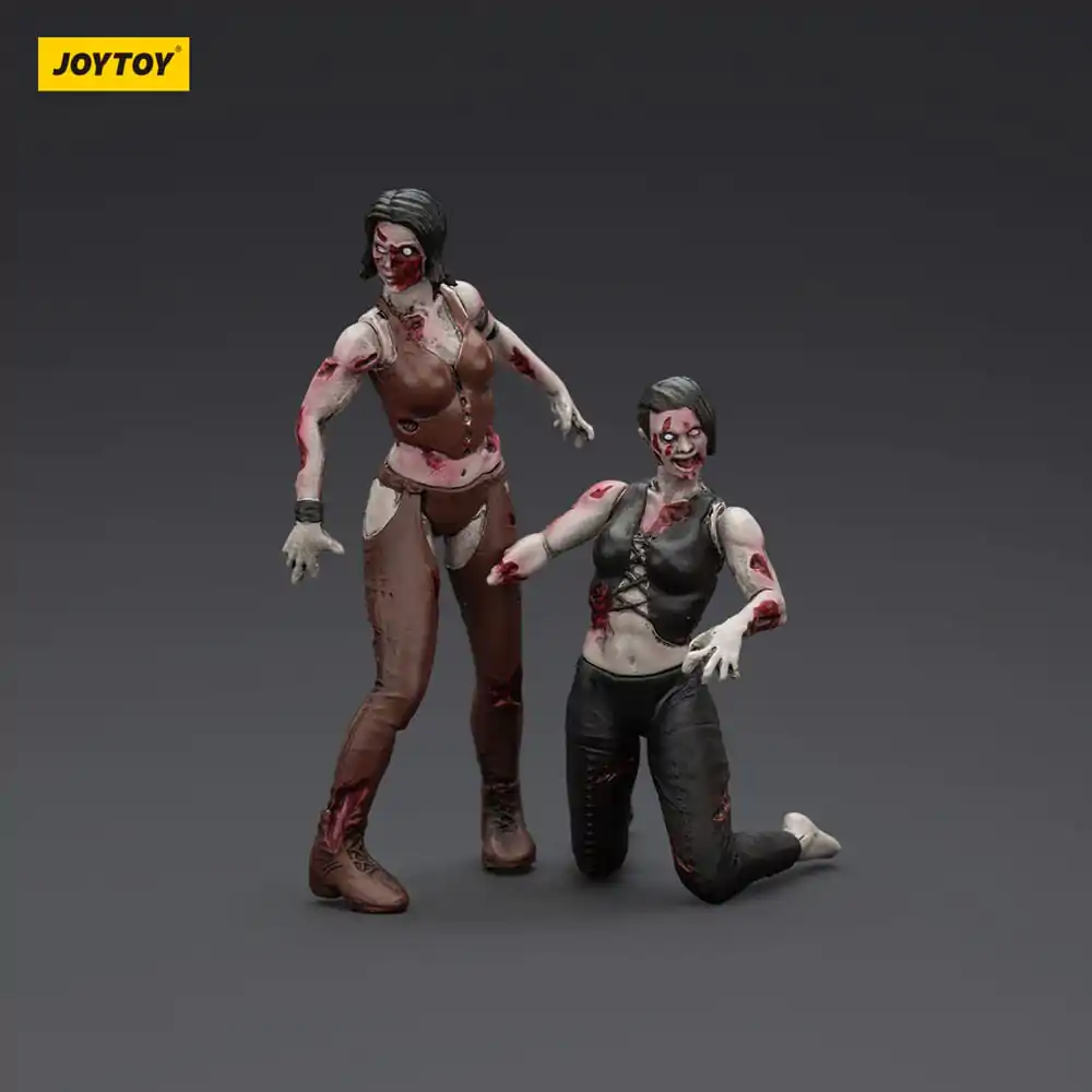 Zombie Dark Source Action Figures 2-Pack Female wrestlers 8 cm product photo