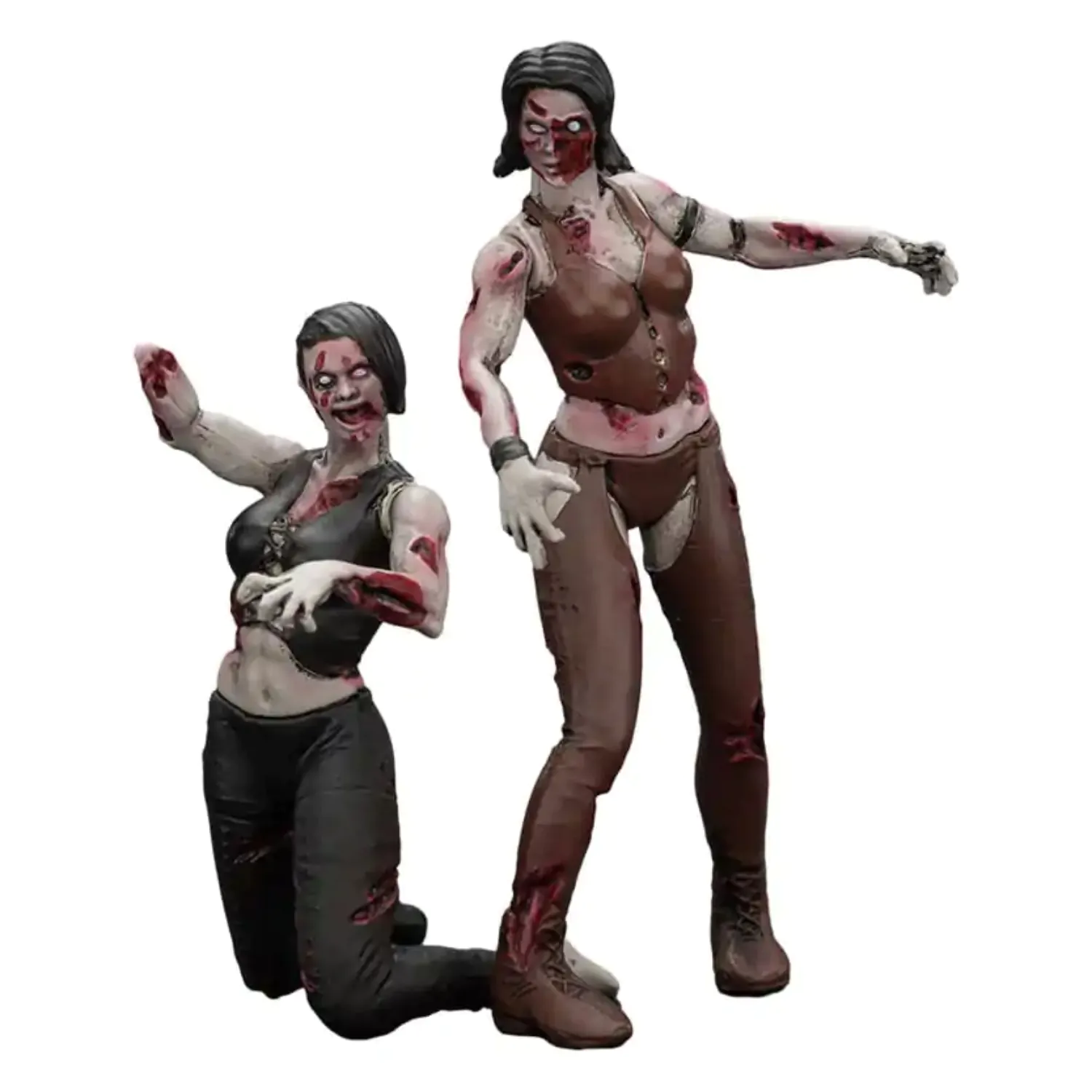 Zombie Dark Source Action Figures 2-Pack Female wrestlers 8 cm product photo