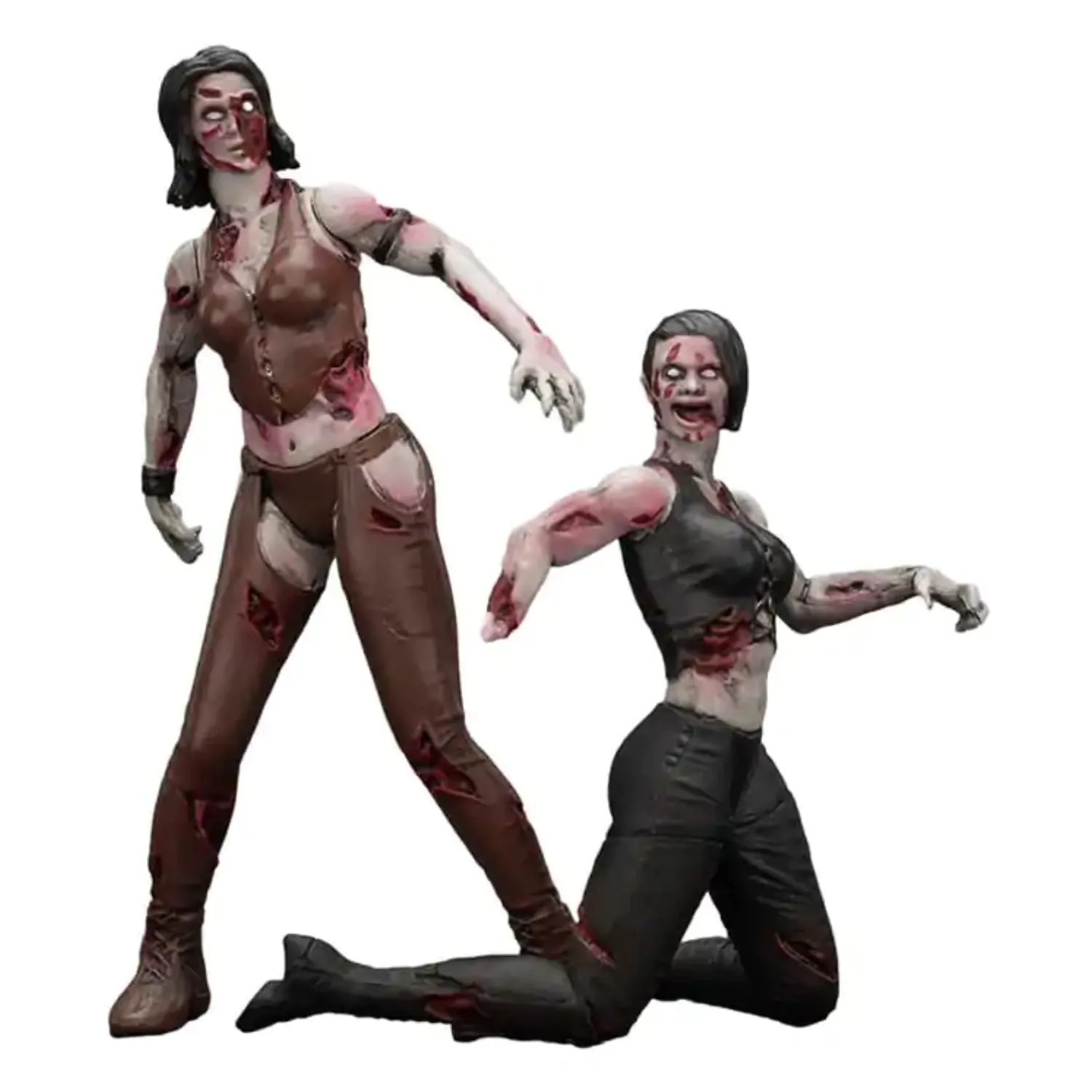 Zombie Dark Source Action Figures 2-Pack Female wrestlers 8 cm product photo