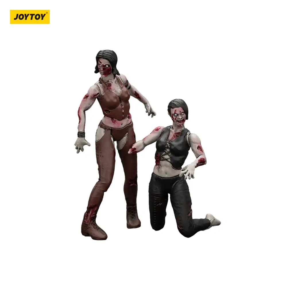 Zombie Dark Source Action Figures 2-Pack Female wrestlers 8 cm product photo