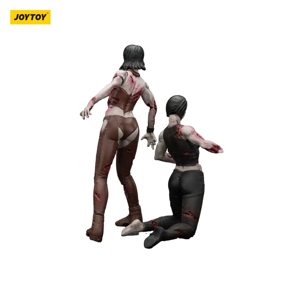 Zombie Dark Source Action Figures 2-Pack Female wrestlers 8 cm product photo