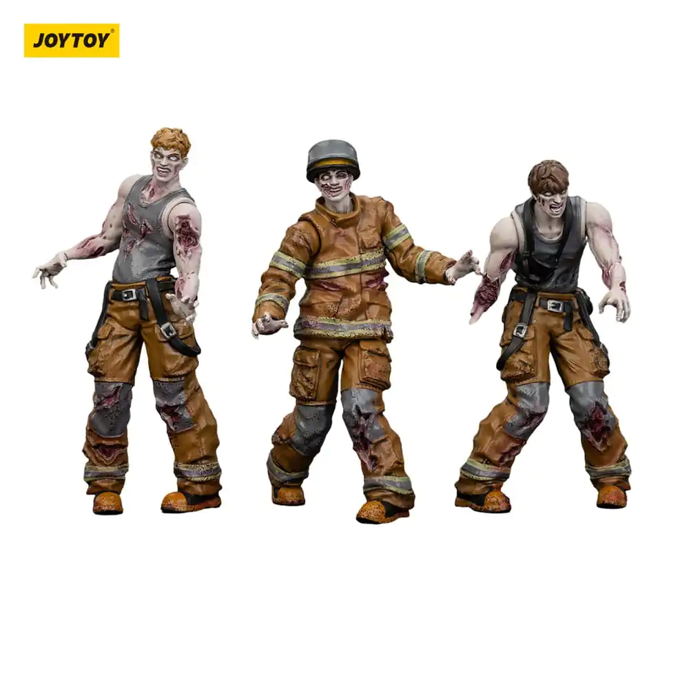 Zombie Dark Source Action Figures 3-Pack Firefighters 8 cm product photo