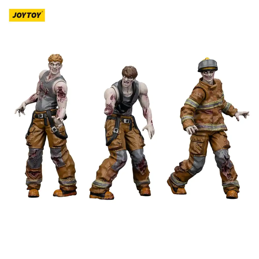 Zombie Dark Source Action Figures 3-Pack Firefighters 8 cm product photo